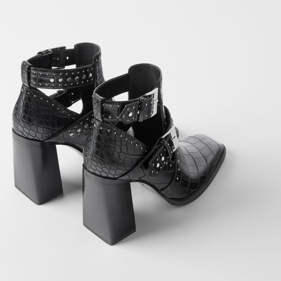 Zara studded block heels - Picture 2 of 5